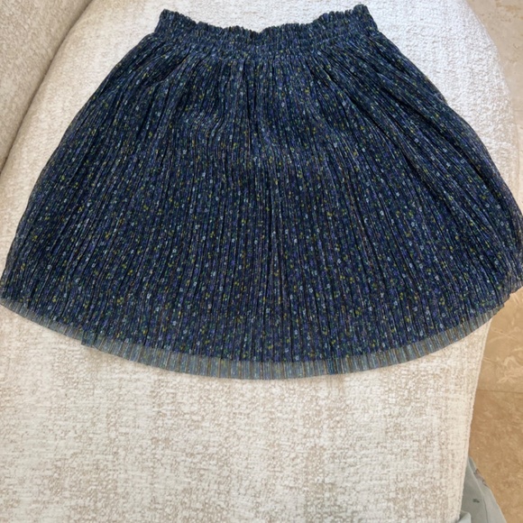 Zara kids shiny skirt. Navy - Picture 2 of 2